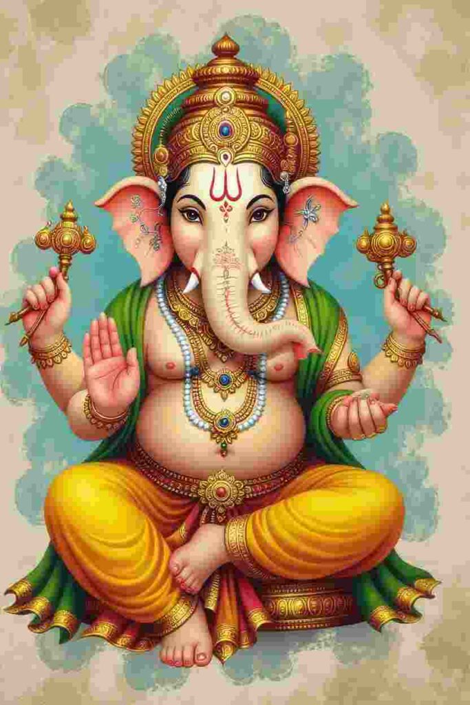 Marathi Devotional Songs worship with diya and flowers