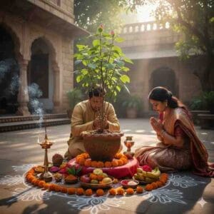 Tulsi Puja Vidhi Daily: Holy Basil Plant Worship Morning Evening